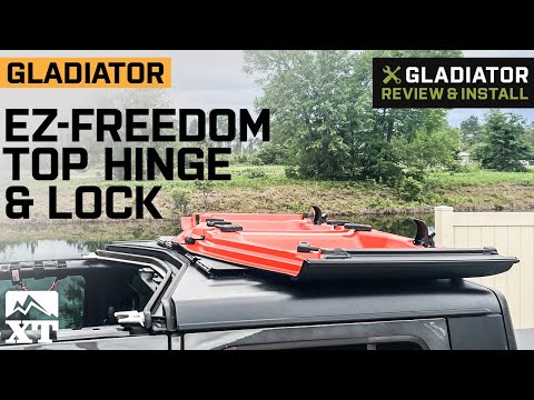 Jeep Gladiator JT EZ 4x4 EZ-Freedom Top Hinge and Lock Review & Install