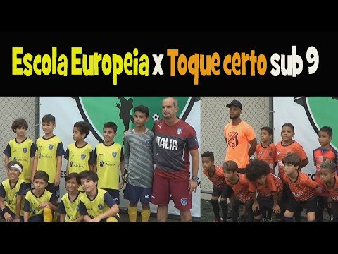 Escola Europeia x Toque certo (sub 9)disputa de 3°lugar 09/11/19
