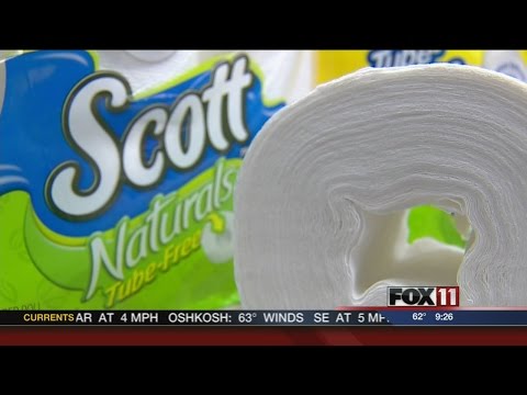 Tubeless toilet paper developed by Kimberly-Clark