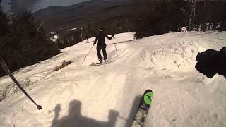 preview picture of video 'Sugarloaf Maine - Spring Mogul Skiing - GoPro#21 - April 28th 2013'
