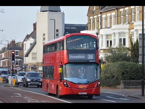 35 Full London Bus Route: Clapham Junction - Shoreditch Go Ahead Part 1
