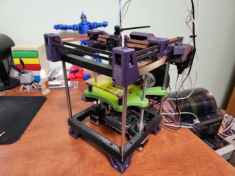 Rook a cheap mostly 3D printed CoreXY printer - Build Tips Final - New bed frame and wiring