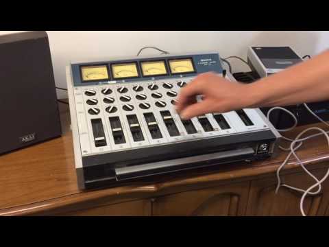 Sony MX-16, TC 100, Alesis power amp