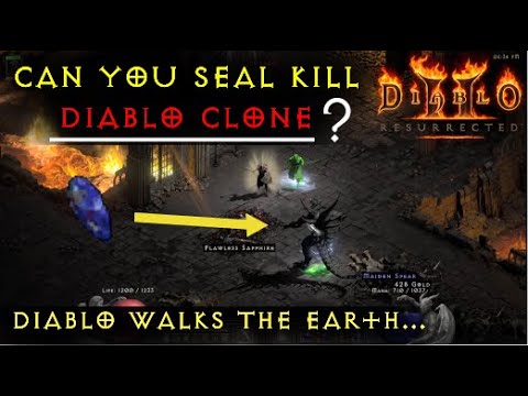 D2R | Can you seal pop DIABLO CLONE in Chaos Sanctuary?