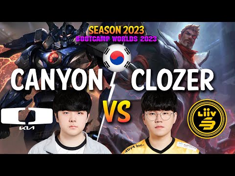 DK Canyon vs LSB Clozer - Canyon AATROX vs Clozer JAYCE Top - Patch 13.20 KR Ranked