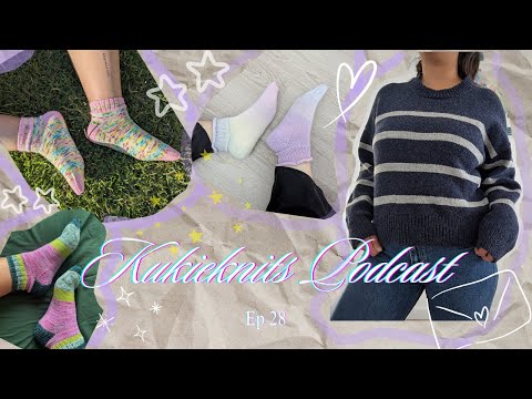 KukieKnits Podcast Ep 28 - Marseille Sweater, 3 Socks and the start of the 2026 Stash Down