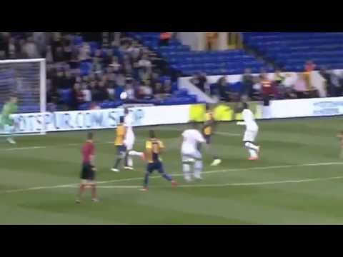 Erik Lamela - Brilliant Rabona Goal - Tottenham Hotspur vs Asteras - 2-0 - Europa League 2014