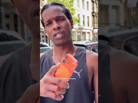 ASAP Rocky confronts a man stalking him as he jogs in NYC this morning. #rihanna