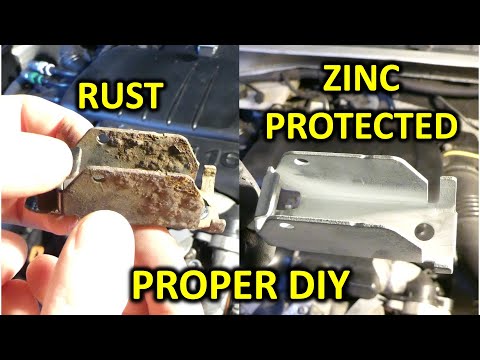 Rust to Zinc Electroplating Small Car Parts - DIY Beginner's Full Guide