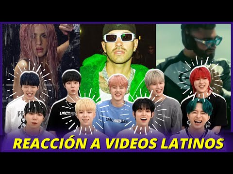 GRUPO DE KPOP REACCIONA A REGGAETON POR PRIMERA VEZ (Shakira, Feid, Manuel Turizo) | NINE.i