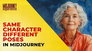 Same Character Different Poses in Midjourney