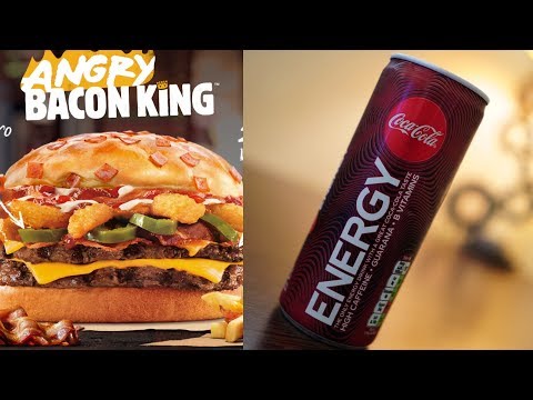 Angry Bacon King + Coca Cola Energy - czy warto? #jf