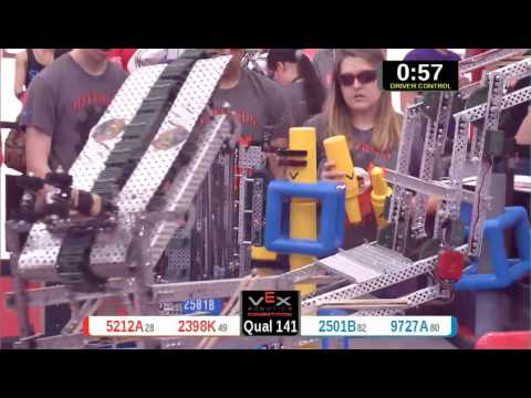2015 VRC Arts Q141 - 5212A 2398K vs 2501B 9727A - 64 to 52 - VEX Worlds 2015 - Arts Division