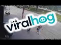 Pedestrian Struck By Tire ViralHog