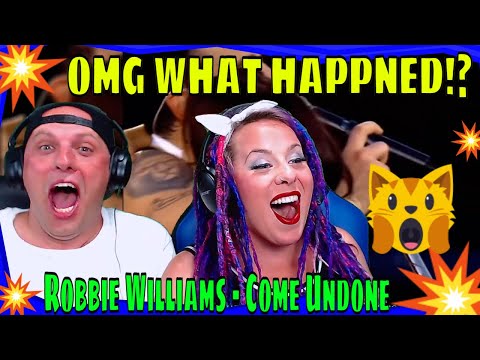 REACTION TO Robbie Williams - Come Undone ( Live at Knebworth ) THE WOLF HUNTERZ REACTIONS