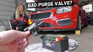 HOW TO KNOW IF PURGE VALVE IS BAD OR GOOD ON CHEVROLET CRUZE SONIC. CHEVY PURGE VALVE CODE