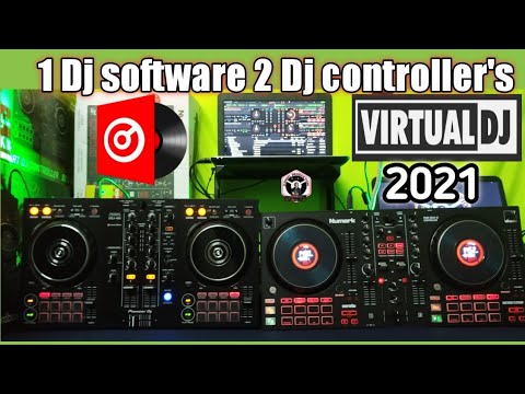 Virtual Dj 2021 Connect to 2 DJ Controllers - Numark Mixtrack Platinum FX and Pioneer Dj DDJ 400
