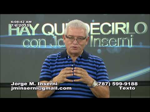 Hay Que Decirlo 07-06-15  (01) - Efectos del racionamiento del agua