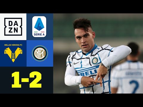 Inter siegt gegen Favoritenschreck: Hellas Verona - Inter Mailand 1:2 | Serie A | DAZN Highlights