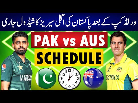 Pakistan vs Australia Series Schedule 2023, Pakistan tour of Australia 2023 Test Series Schedule