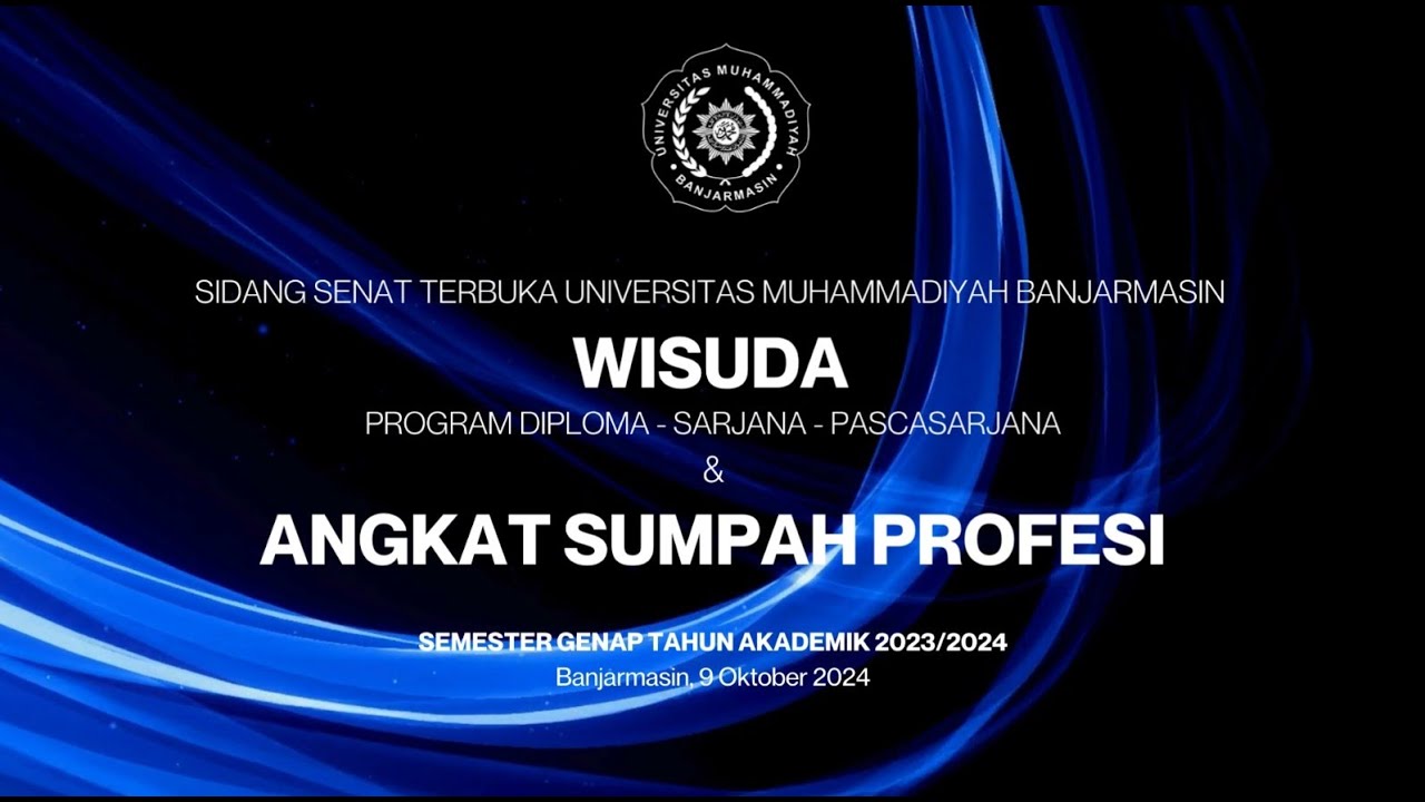 Wisuda UMB dan Angkat Profesi Semester Genap T.A.2023/2024