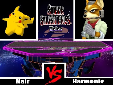 Netplay - Nair (Pikachu) vs.  Harmonic (Fox)