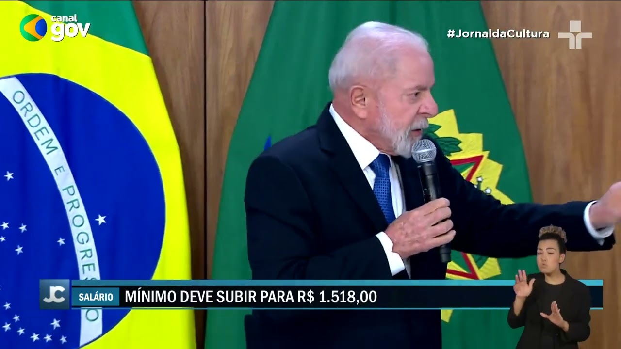 Lula sanciona Lei do Salário Mínimo com reajuste de 7,5%