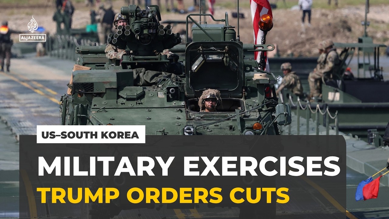 Trump on South Korea : US president orders reduction in military exercises