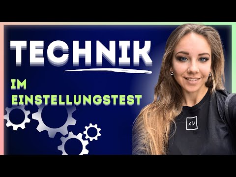 ⚙️⚙️ MIT LÖSUNGEN: Technik üben Einstellungstest - Technik Aufgaben mit Tipps & Erklärung