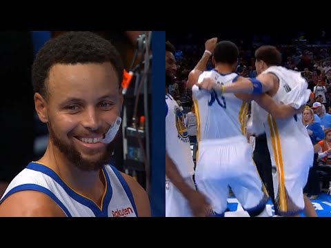 Steph Curry hits game winner with 0.2secs left in insane ending vs OKC Thunder