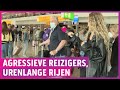 Enorme chaos Schiphol; marechaussee grijpt in!