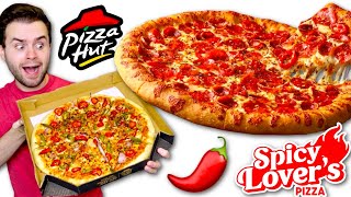Pizza Hut's NEW Spicy Lover's Pizza REVIEW!