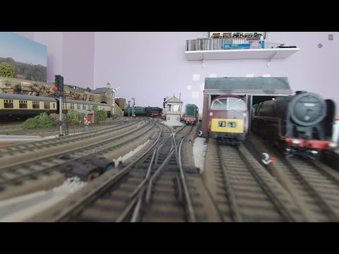 211. Guard's Eye View of Local Line Westbound with Combination 171467, Starting & Finishing in Plt 1