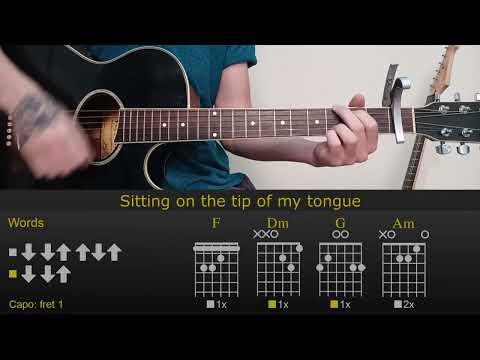 Alesso - Words (Feat. Zara Larsson) | Easy Guitar Lesson Tutorial with Chords/Tabs and Lyrics