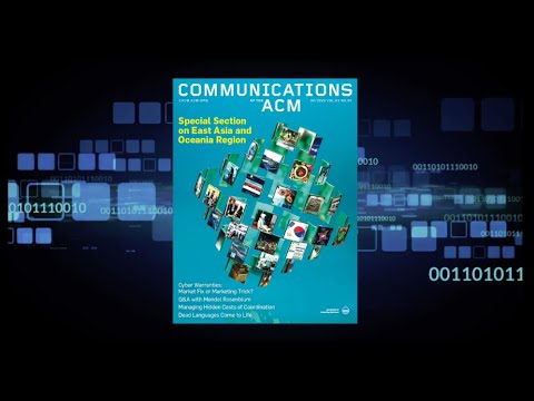 CACM Apr. 2020 - East Asia and Oceania Region Special Section