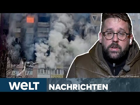 UKRAINE-KRIEG: Heftiger Beschuss auf Kiew – Russland setzt neue Art von Raketen ein | WELT Stream
