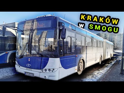 AUTOBUS przez SMOG - linia autobusowa 513 w Krakowie #krakow #polska #autobus #komunikacja 🚌🇵🇱