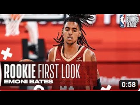 Cavaliers Rookie Emoni Bates Puts Up 16 PTS, 6 AST, 2 STL In Summer League Debut!