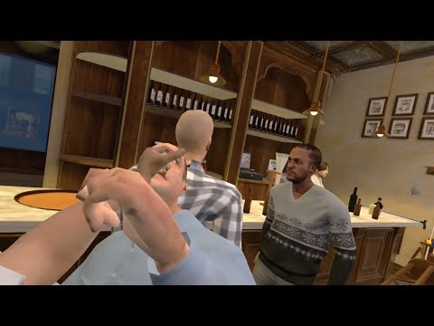 what bar fights look like simulated