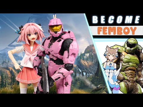 酋長大人變成了小貓咪(動漫) (Master Chief Becomes a Femboy (The Anime))
