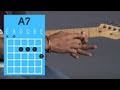 How To Play An A7 Open Chord Guitar Lessons