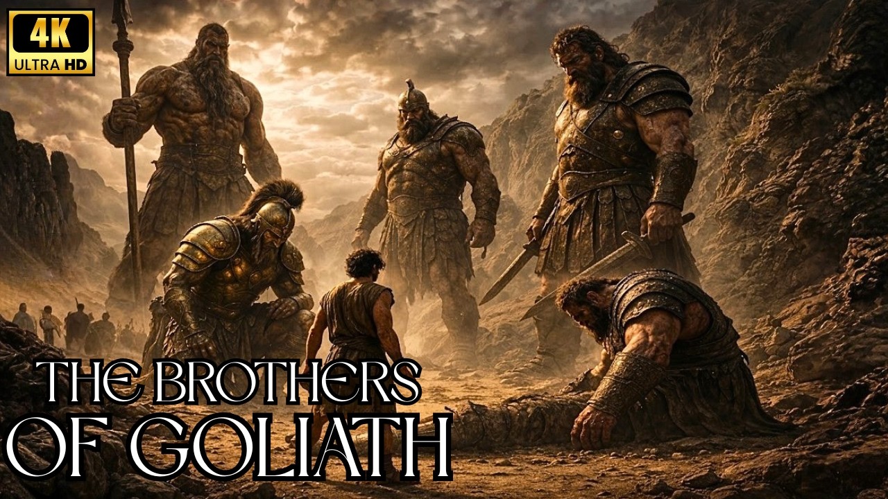 THE NEVER TOLD STORY ABOUT THE 5 BROTHERS OF GOLIATH │ Complete Biblical Movie 4K