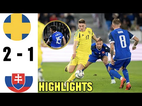 Sweden VS Slovakia 2-1 | Highlights & All Goal 2024 HD
