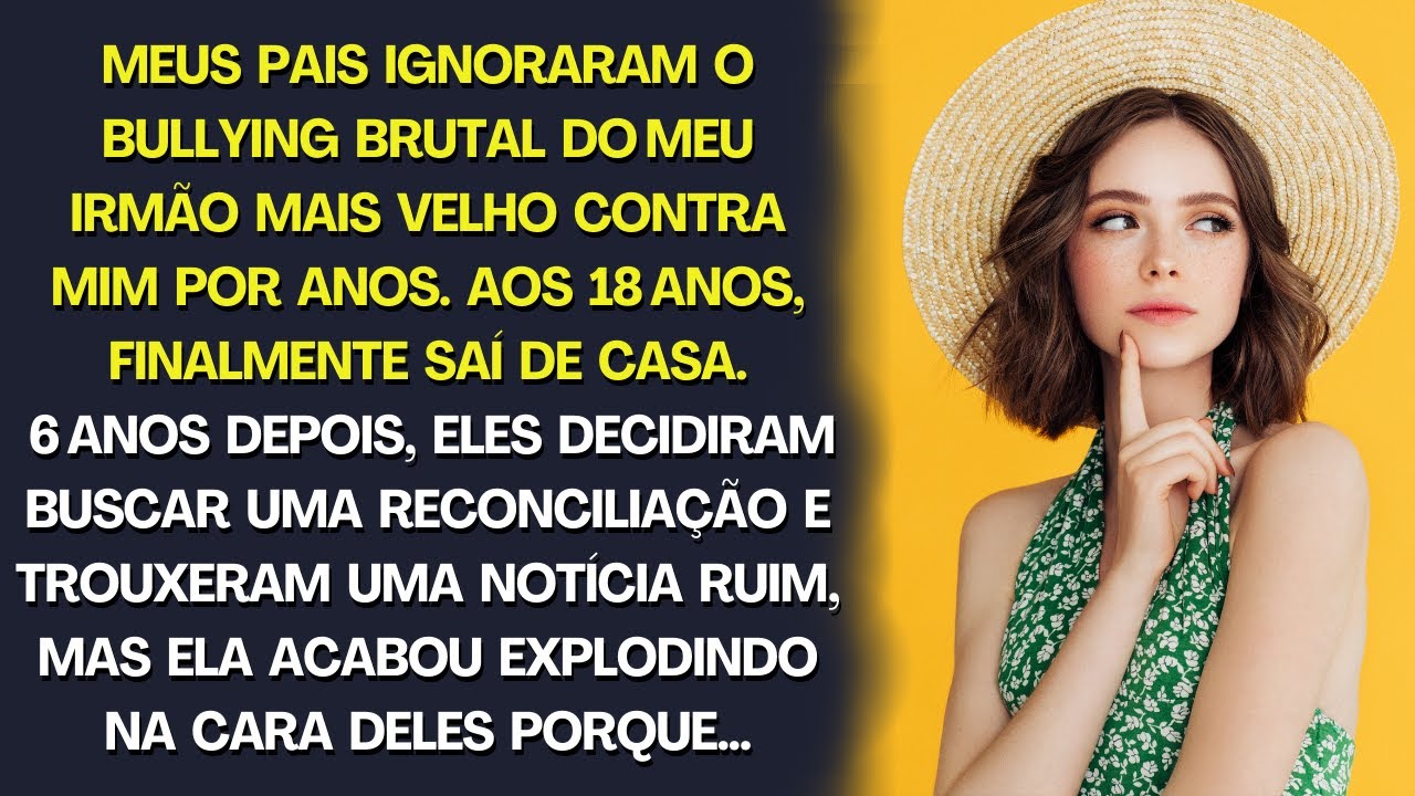 Meus pais ignoraram o bullying brutal do meu irmão mais velho por anos. Consegui sair de casa, mas..