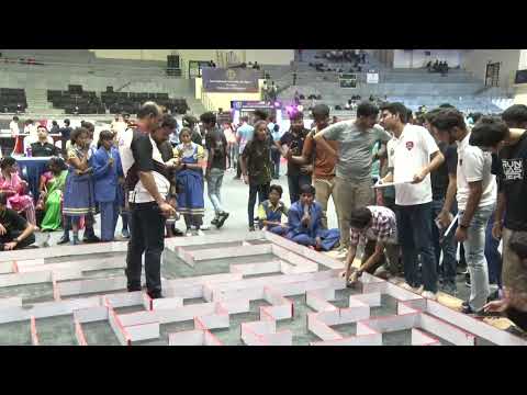 Robots Race to Conquer the Maze at Technoxian 2024!