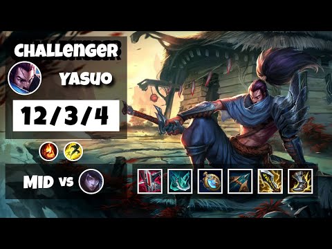 Yasuo vs Aphelios BR Challenger MID (12/3/4) - v11.13