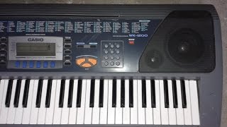 Video thumbnail for CASIO WK-1200 by Keyboards - review - repair