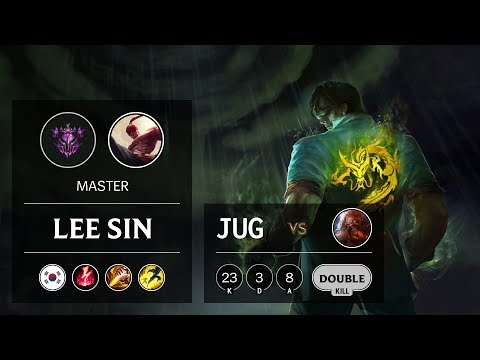 Lee Sin Jungle vs Gragas - KR Master Patch 9.11