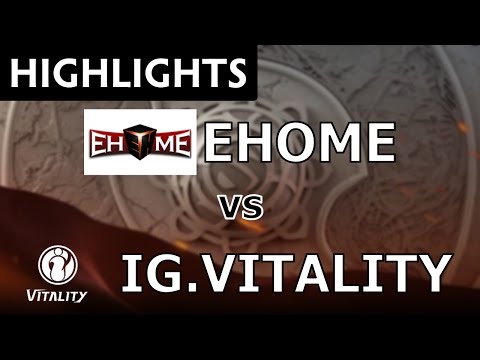 EHOME vs iG.Vitality - The International 2016 Qualifiers - Dota Highlights
