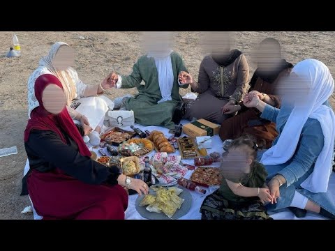 جليسة حدا البحر 😍مع بناتي وعائيلتي❤️🌊